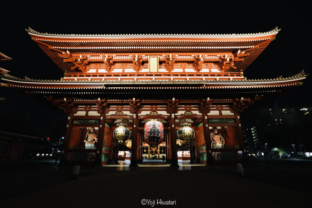 浅草寺へ夜景撮影❕