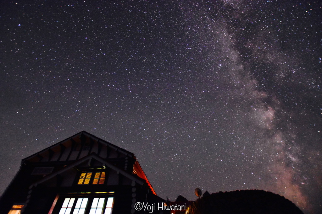 燕山荘からは美しい星空の眺めが最高です♪