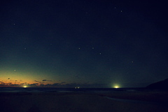 久々に見る漁火