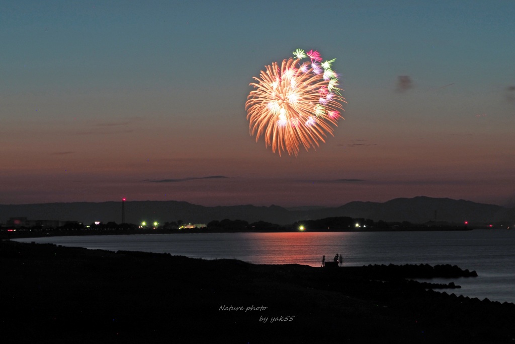 夏の夕暮れ