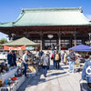 護国寺の骨董市