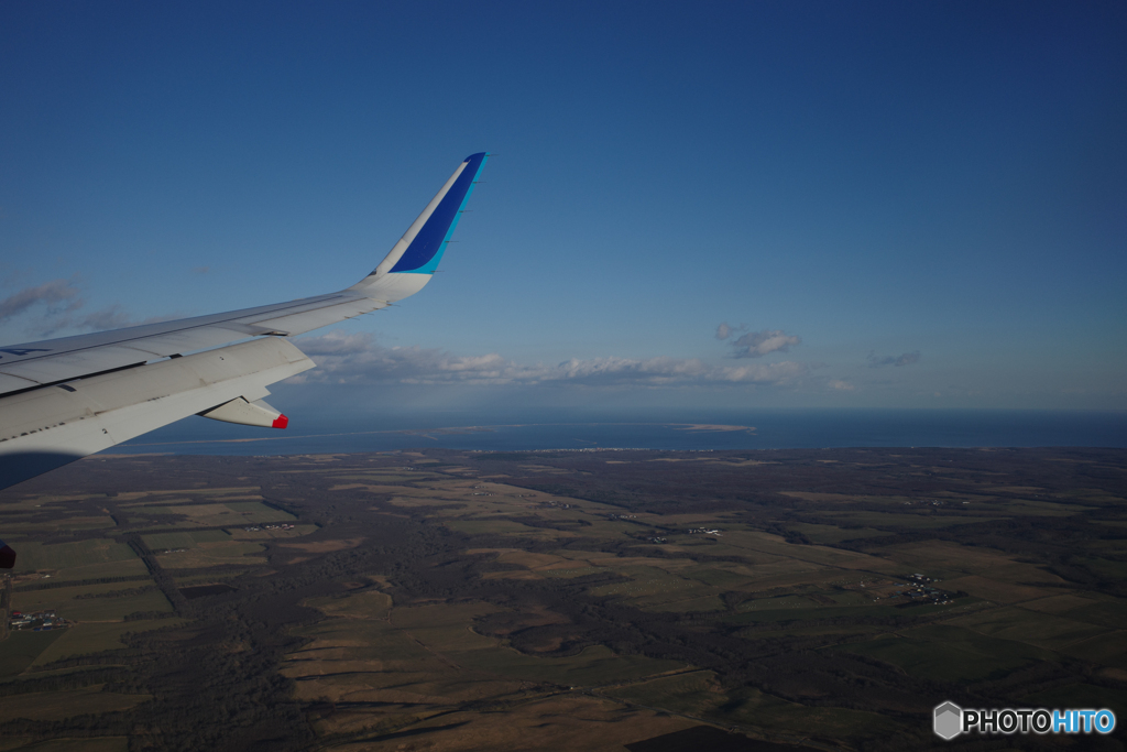 北海道上空