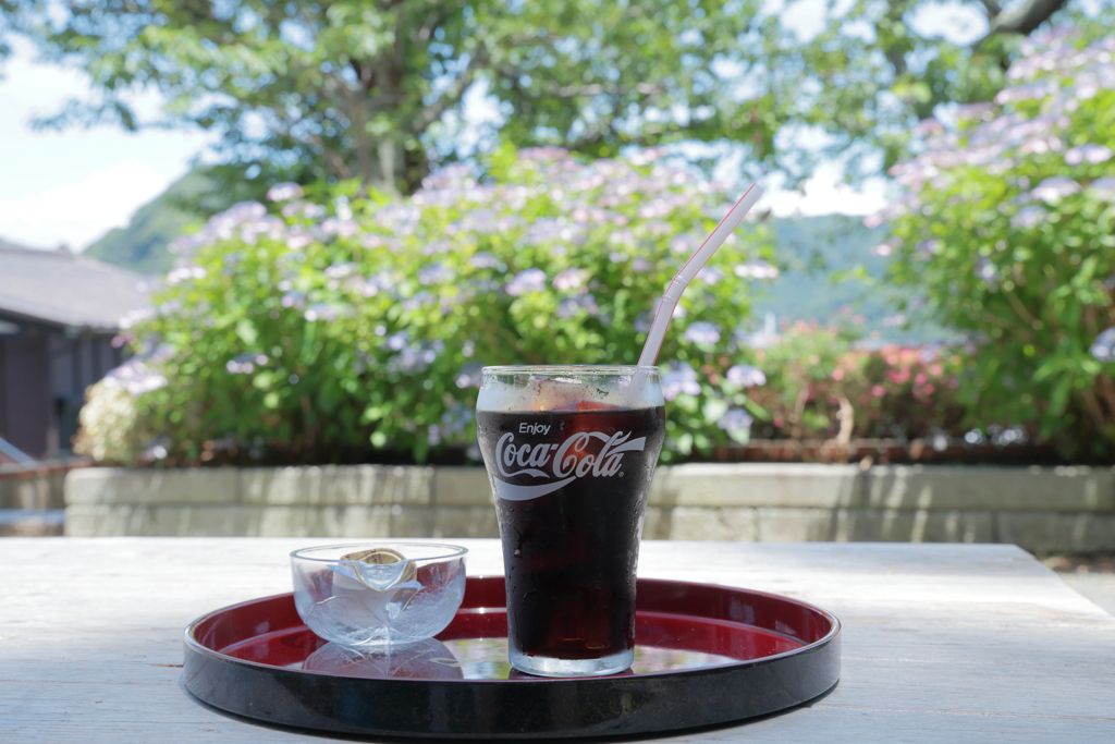 真夏日、一休み
