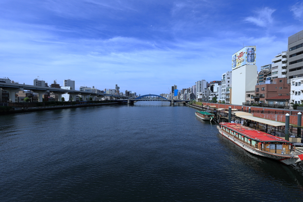夏の隅田川