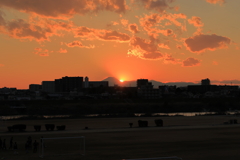ある日の富士　夕方