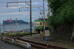 江の島の見えるカーブ
