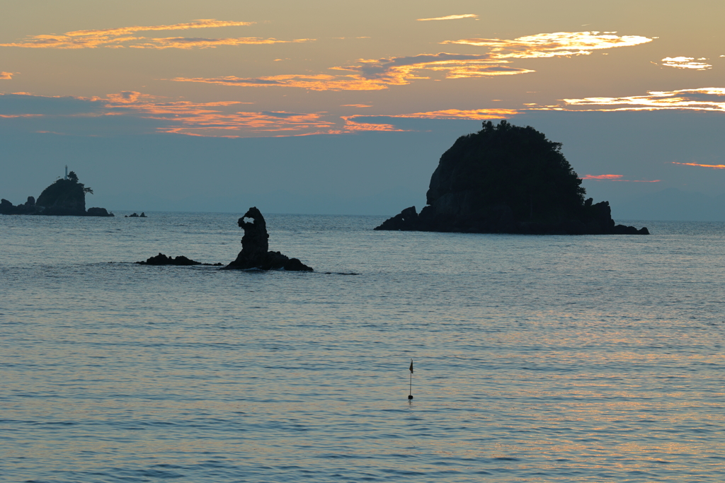 大田子海岸の夕刻