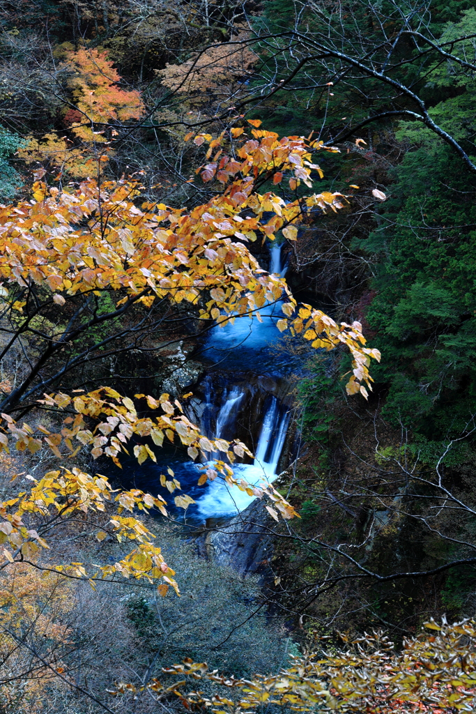 七ツ釜五段の滝