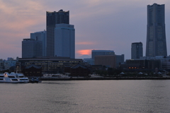 控えめなダイヤモンド富士