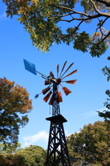 レトロな風車