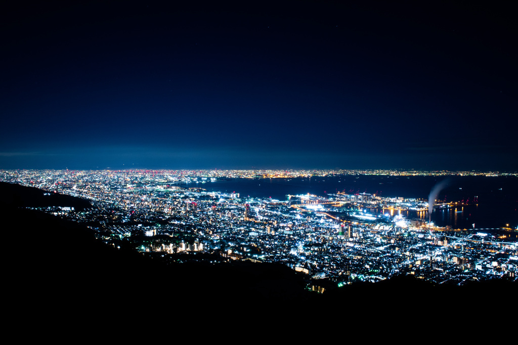 初めて綺麗に撮れた夜景