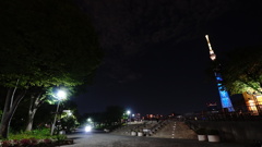 隅田川公園の夜