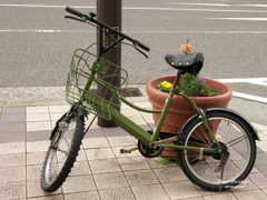 自転車のある風景