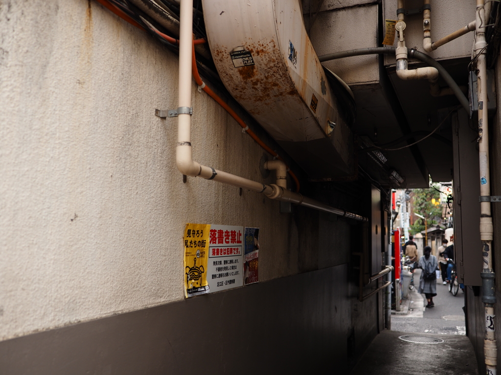 路地裏から路地裏