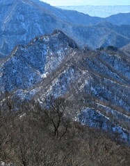 呼子岳への稜線