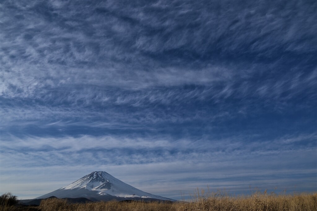 富士山と雲