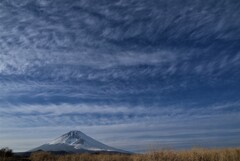 富士山と雲