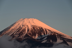 富士の朝焼け