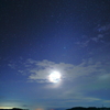シャイな月
