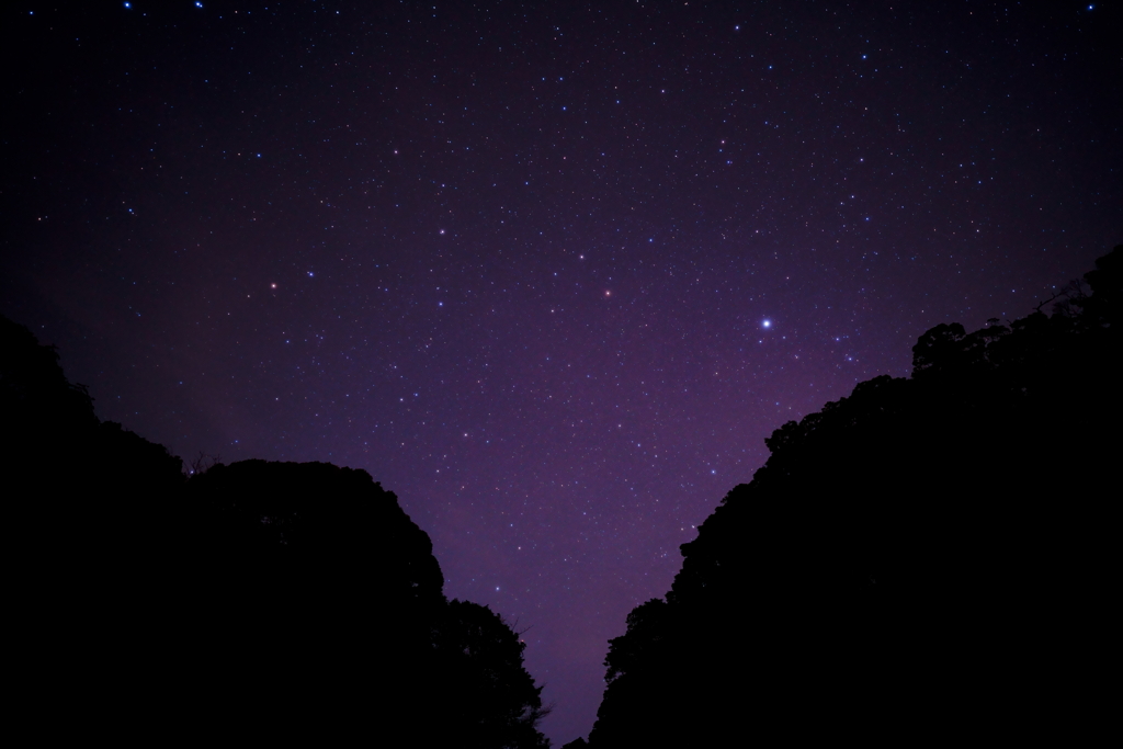 御池の星空