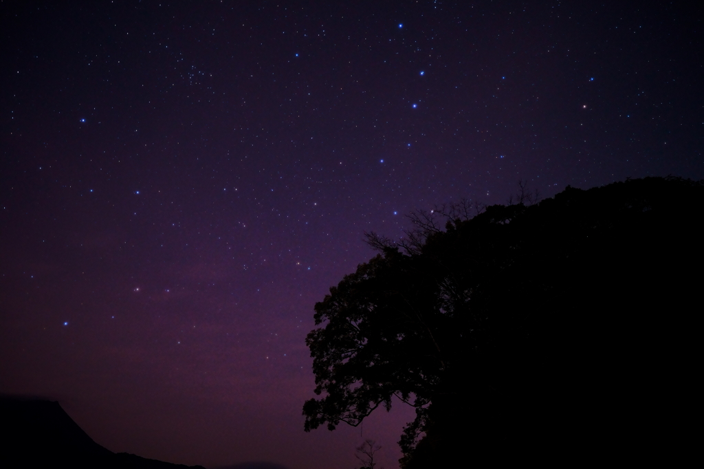 御池の星空