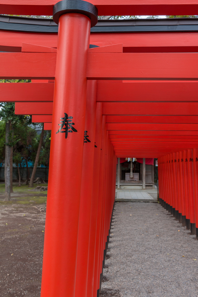 水前寺成趣園（熊本）の稲荷神社