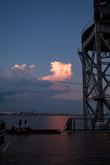 ハンマーヘッドと夕雲