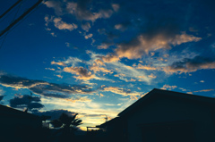 こってり系の夕空