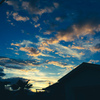 こってり系の夕空