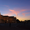 シェーンブルン宮殿の夕景と雲