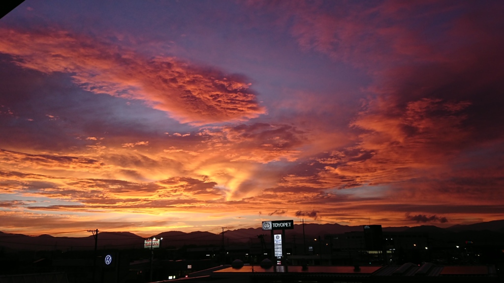 夕立のあと
