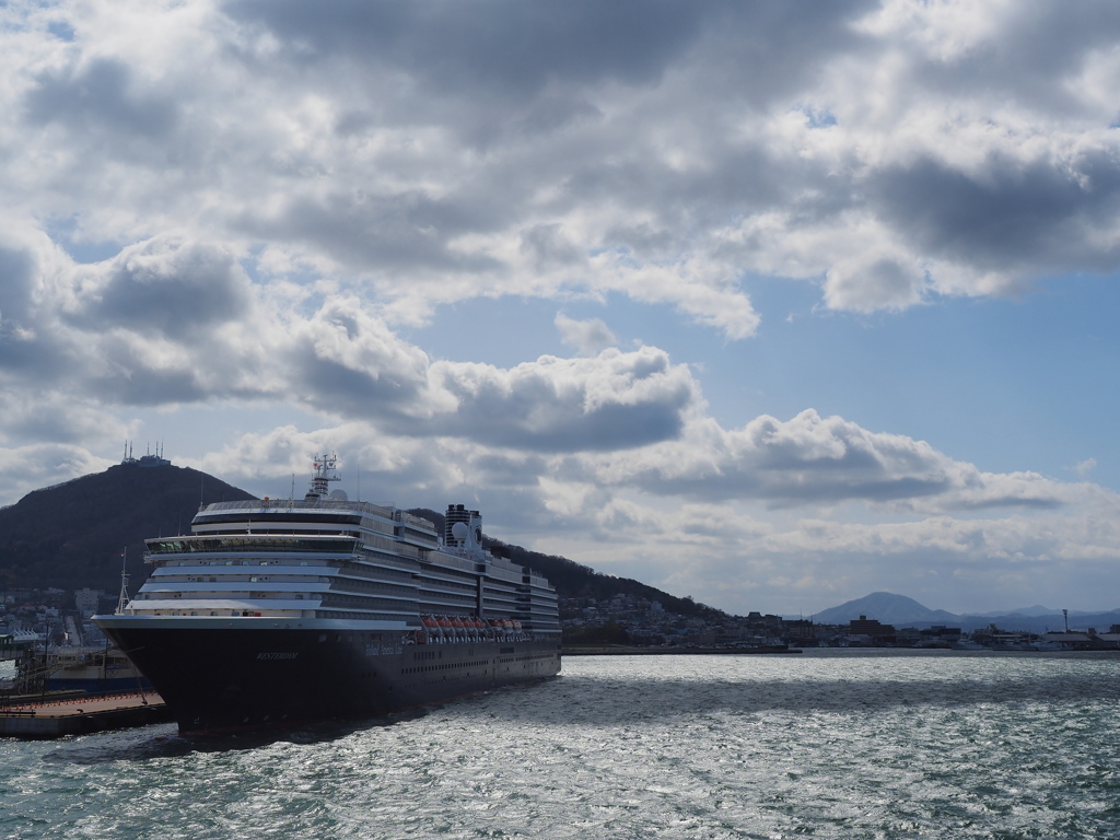 港にデカいのがいた