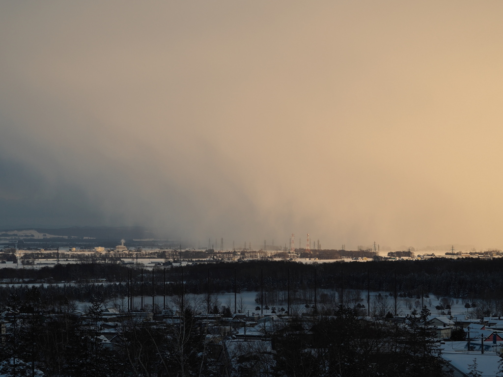 雪雲来襲