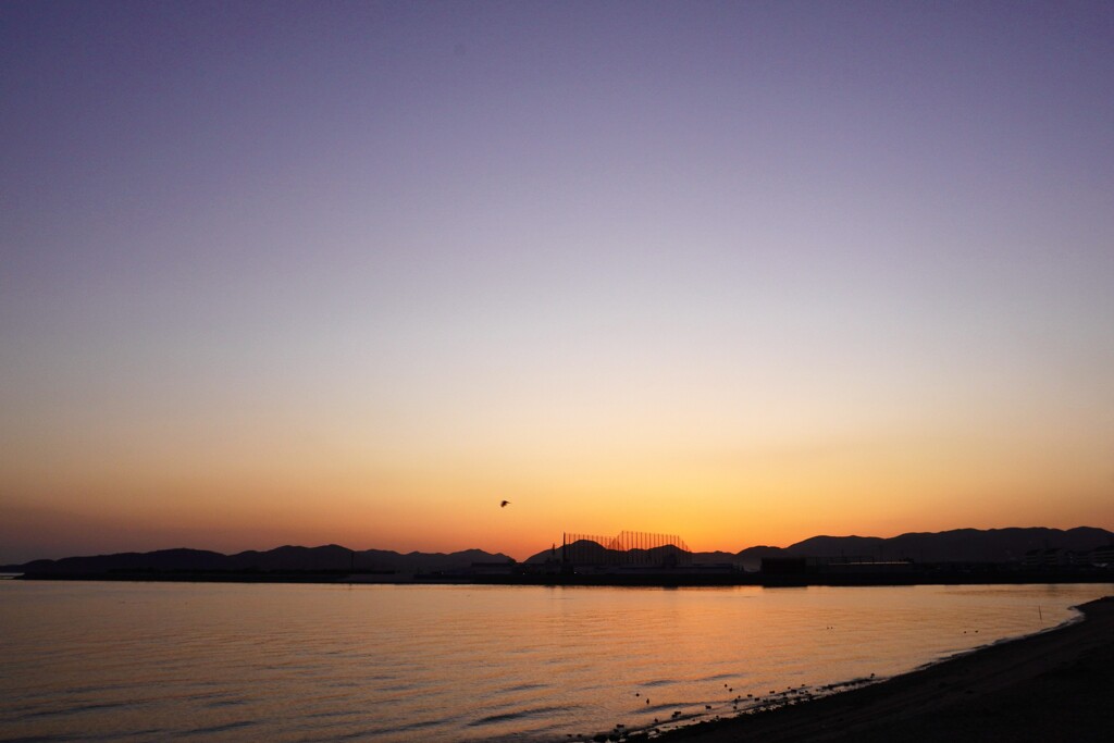 夕暮れ
