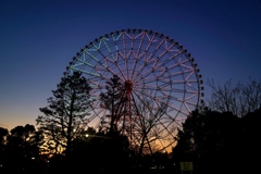 夕暮れの観覧車