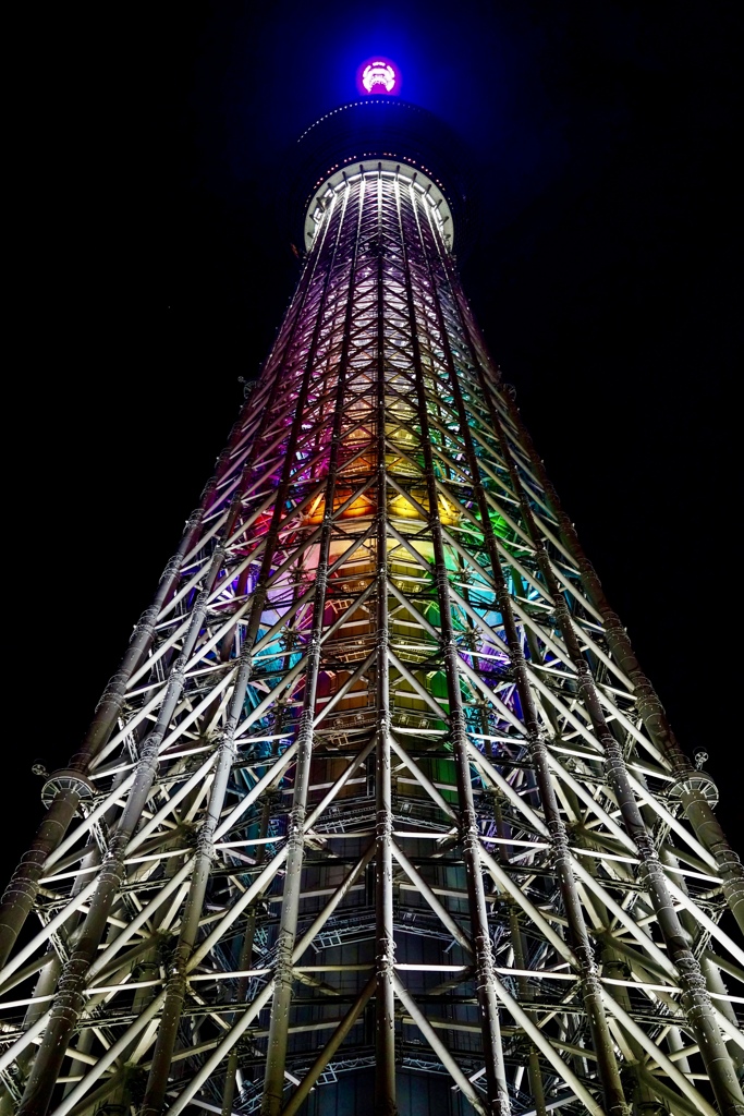 夜のスカイツリー