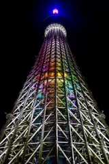 夜のスカイツリー