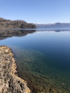 春の水鏡