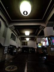 早朝の宇治山田駅3