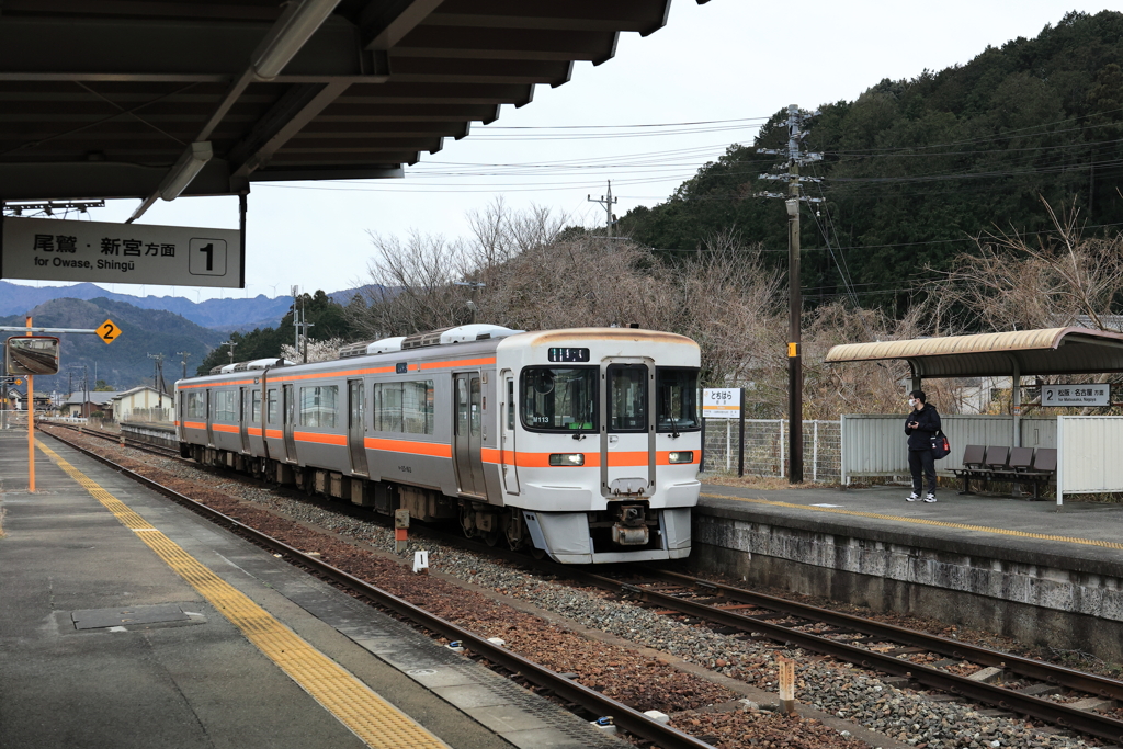 紀勢本線のとある駅
