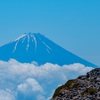 八ヶ岳稜線からの富士山