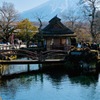 忍野八海より眺める日本一の富士山