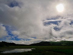 連作　八島湿原　湿原の朝＊７