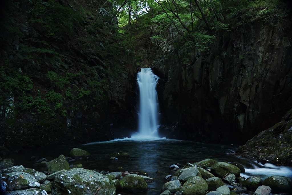 「大滝」（大門川三滝；山梨県北杜市）