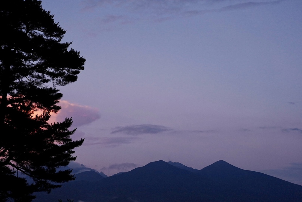 八ヶ岳の夕暮れ＊１