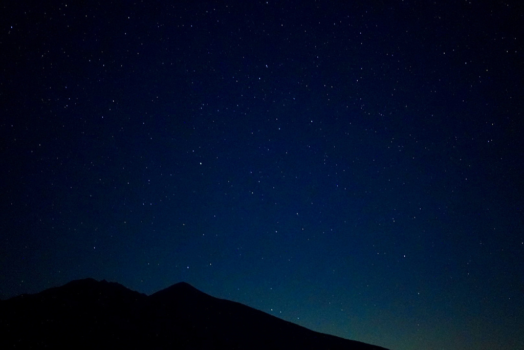 星と八ヶ岳