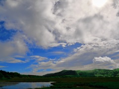 連作　八島湿原　湿原の朝＊17