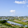 西部プラザ公園展望台からの眺め（八重瀬町）