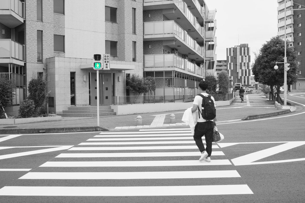 横断歩道　青だから進め⑥