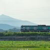 恋瀬川で筑波山を眺める